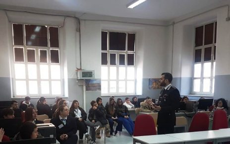 carabinieri lezioni legalita al Ferraiolimod