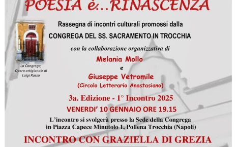 Pollena Trocchia, "Cartoline Poetiche Musicali": Graziella Di Grezia ospite alla Congrega 10 graziella1