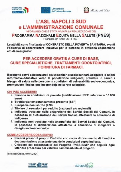 programma di equita nella salute