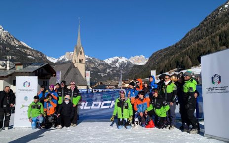 SCI - Successo in Val di Fassa per gli atleti del Comitato CAM PUG 4 squadra CAM PUG in val di Fassa