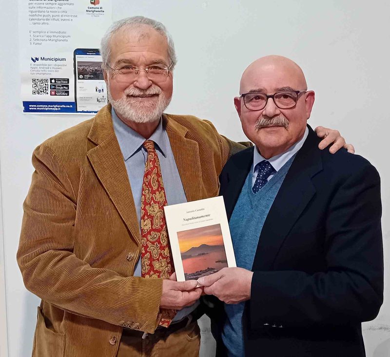 Mariglianella, Antonio Castaldo “Napulitanamente” in poesia 2 1. Antonio Castaldo Sociologo con Antonio Castaldo Poeta Mariglianella 31.1.2025