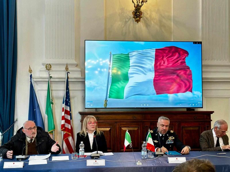 Napoli, nel salone degli Aviatori risuonano i rintocchi della Campana della Pace della fonderia Marinelli 2 475908013 983662583673000 8307066947250137361 n