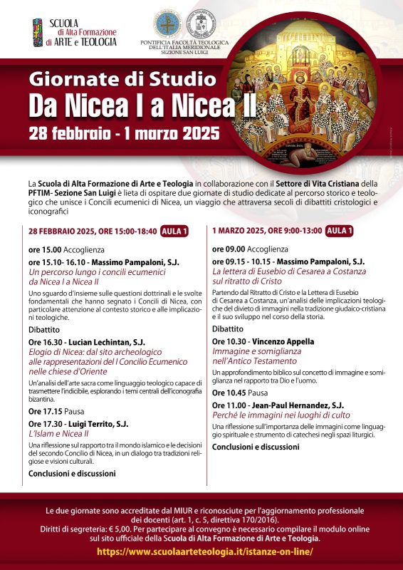 “Da Nicea I a Nicea II”: a Napoli due giornate di studio sul primo e settimo Concilio ecumenico 2 Da Nicea I a Nicea II