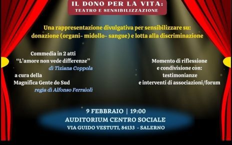“Il dono per la vita”: teatro e sensibilizzazione a Salerno 4 donovita1