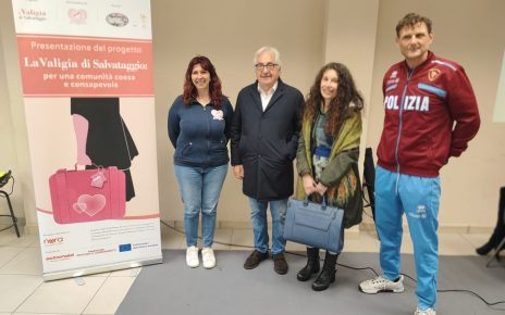 Forano, presentato il progetto per le donne vittime di violenza “Valigia di salvataggio: per una comunità coesa e consapevole” 2 KATIA PACELLI ORESTE PASTORELLI ERIKA LOMBARDI MASSIMILIANO BIZZOZZERO
