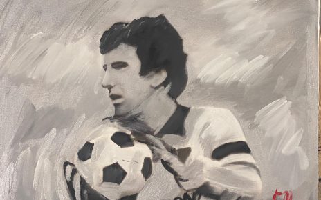Un omaggio a Dino Zoff, Ferdinando Mangone dona un ritratto per il suo 83° compleanno 4 Mangone Zoff