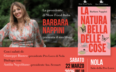 Nola, "La natura bella delle cose": al via la presentazione del libro di Barbara Nappini 5 Nola book tour orizzontale