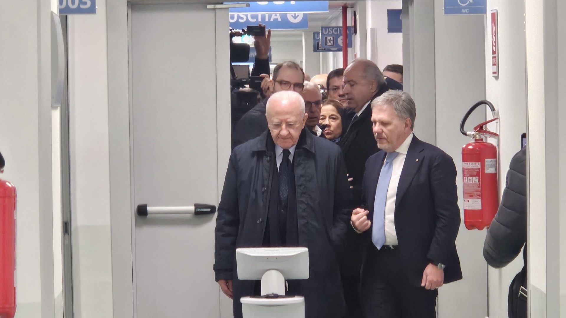cardarelli inaugurazione padiglione G robot