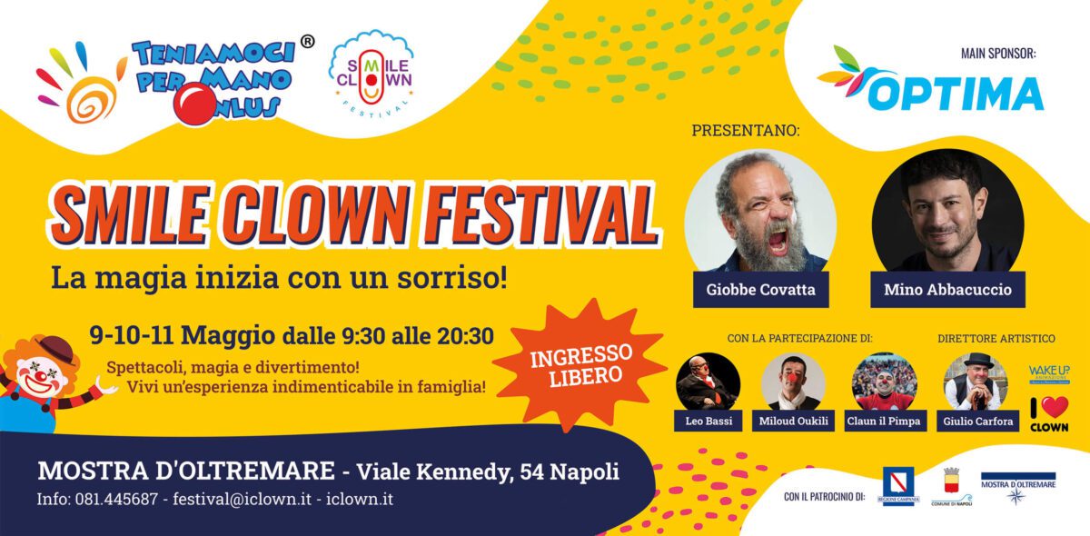 Napoli si veste di sorrisi: torna lo “SMILE CLOWN FESTIVAL” alla Mostra d'Oltremare 3 Box1Web6x3 1 scaled