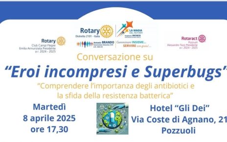 Pozzuoli, Panel conclusivo del Progetto Distrettuale Rotary contro l’antibiotico-resistenza 4 LOCANDINA RYmod