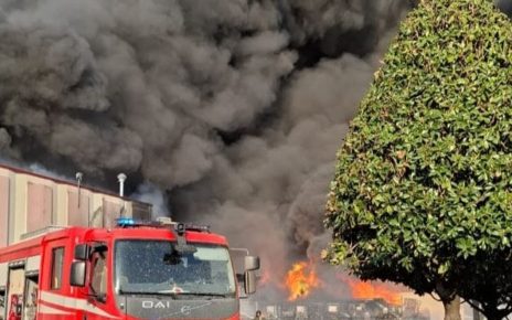 Incendio alla Chimpex di Pascarola: emergenza ambientale a Caivano 4 chimpex incendio 1