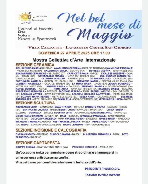 Castel San Giorgio, Arte, Natura e Musica: inaugurato a Villa Calvanese il Festival "Nel bel mese di maggio" 4 e10e1766 8d88 4cdb bd2c 9fb7c630fca8 scaled