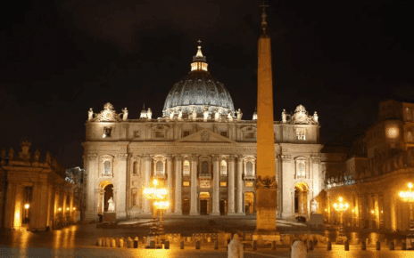 Conclave, per esperto intelligence e security Vaticano a prova di bomba: ma resta il fattore imano 5 basilica san pietro notte 1 1024x683.jpg