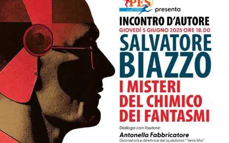 Giugliano, Salvatore Biazzo presenta il romanzo storico "I misteri del chimico dei fantasmi" 4 salvatore biazzo loc giuglianomod