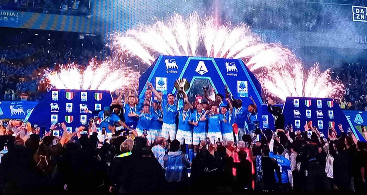 1. Napoli Calcio Campione dItalia con il 4° Scudetto in Serie A 23.5.2025
