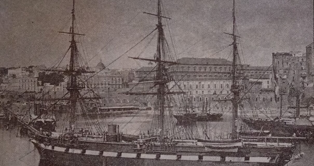 2. Pirocorvetta Magenta Reale Marina Italiana Circumnavigazione Globo terrestre 1865 1866