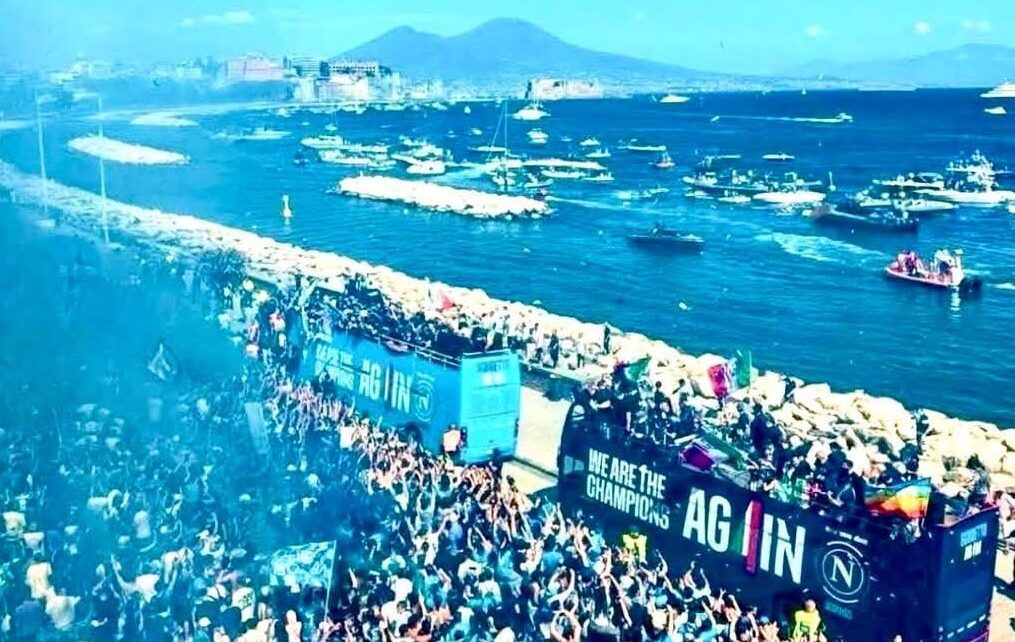 2. Sfilata Squadra Napoli Calcio Festa 4° Scudetto Serie A Napoli 26.5.2025