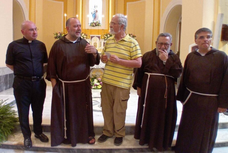 Brusciano, 100 anni fa Battesimo di Mons. Francesco Saverio Toppi 6 6. 100 Anni Battesimo Mons. F. S. Toppi Brusciano 28.6.2025 scaled
