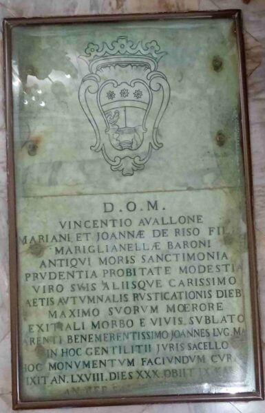 Mariglianella, Taverne in Festa per Maria SS. della Sanità 7 7. Barone Vincenzo Avallone Ultimo feudatatario di Mariglianella dal 1788 al 1806 scaled