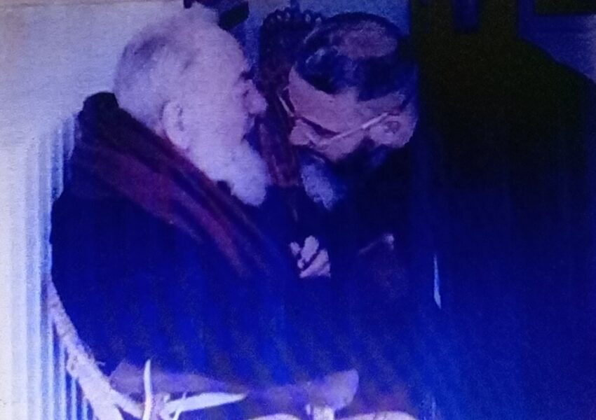 Brusciano, 100 anni fa Battesimo di Mons. Francesco Saverio Toppi 7 7. Padre Pio e Padre Francesco Saverio Tpii S. Giovanni Rotondo 1956