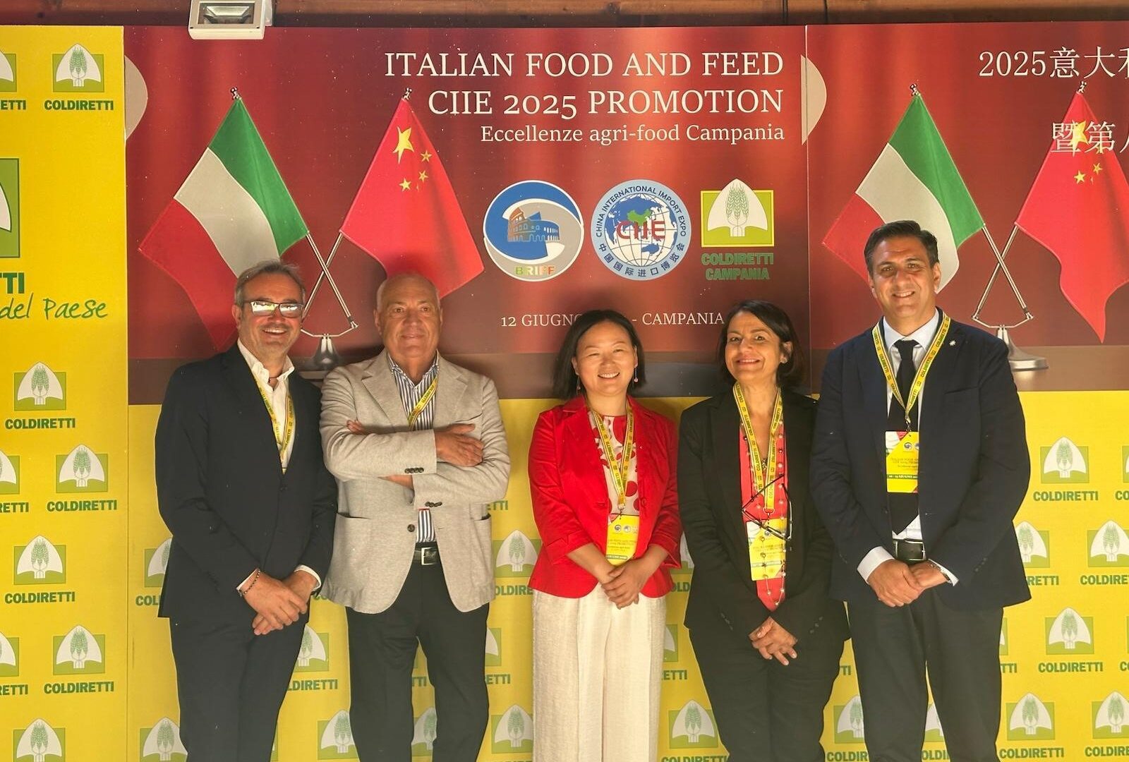 Coldiiretti Campania e la delegazone cinese