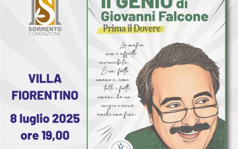 Sorrento, "Il Genio di Giovanni Falcone" di Catello Maresca: l'8 luglio la presentazione 4 Il genio di Giovanni Falcone presentazionemod