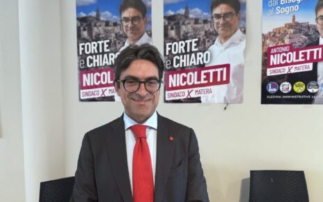 Matera, Giordano (Ugl):"Auguri al nuovo sindaco Nicoletti" 5 antonio nicoletti sindaco di matera