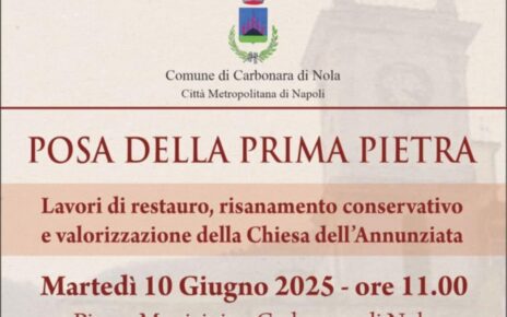 Carbonara di Nola, Chiesa dell’Annunziata: al via i lavori di restauro e di valorizzazione 4 chiesaannunziata