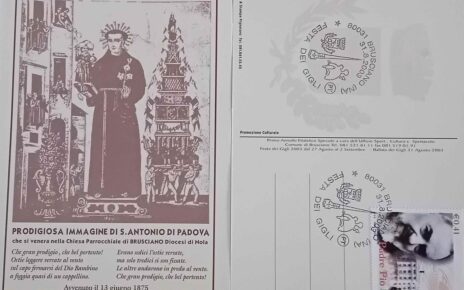 2. Annullo Filatelico Speciale Festa dei Gigli di Brusciano 2003