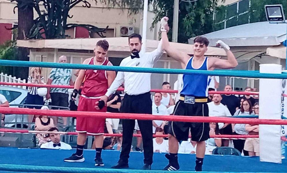 Brusciano, "Pugilato in Piazza" promosso da Minotaur Boxe 4 4. Pugilato in Piazza Promosso da Minotar Boxe G. Terracciano vs A. Franzese Brusciano 12.7.2025 scaled