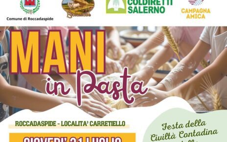 Carretiello, al via il laboratorio per bambini tra grani antichi e gnocchi fatti a mano: torna "Mani in Pasta" 4 Mani in Pasta 1mod