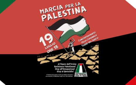 Torre del Greco al fianco della Resistenza Palestinese: corteo contro il genocidio 5 corteocontroilgenocidio