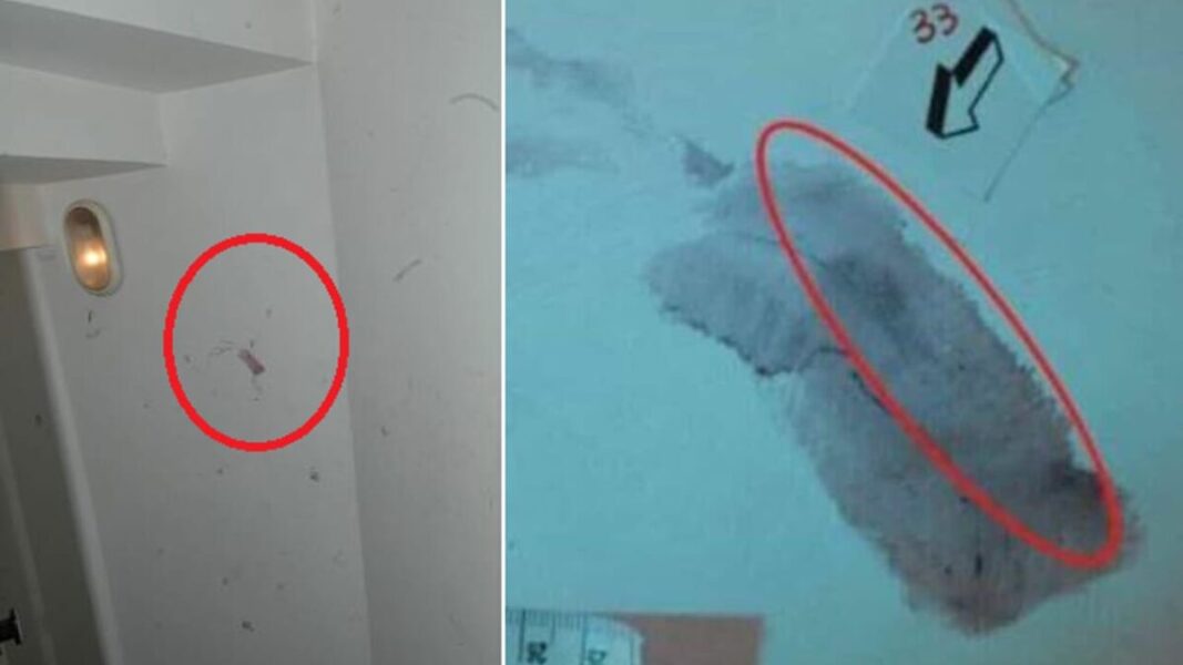 limpronta trovata sulle scale della villa Poggi 2 scaled