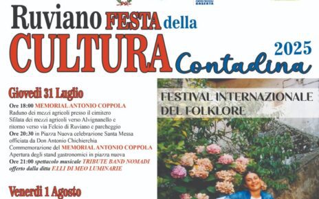 Ruviano, al via la Festa della Cultura Contadina - Festival Internazionale del Folklore: un mix di tradizioni, musica e sapori 3 ruv