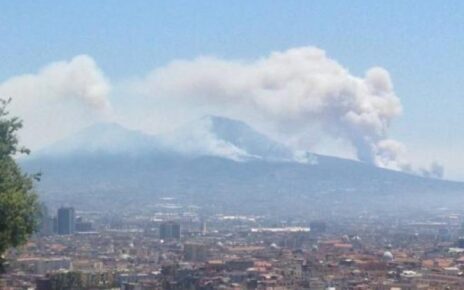 Vesuvio in fiamme: un fronte di fuoco lungo due chilometri minaccia il parco nazionale 5 641aff9fbe30d