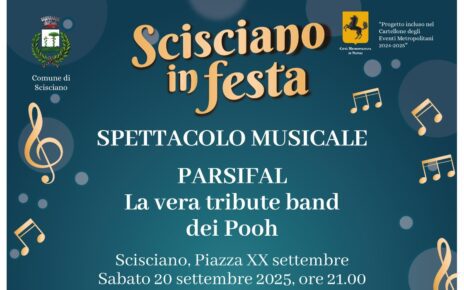 “Scisciano in Festa” si chiude con il tributo ai Pooh dei Parsifal 5 Locandina Pasifal Sciscianomod