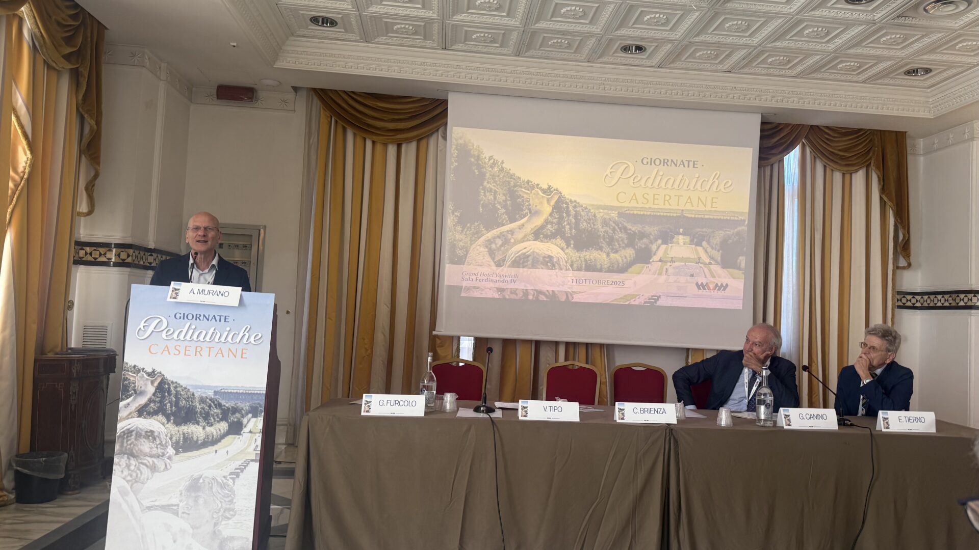FOTO PROF. ANIELLO MURANO CONGRESSO GIORNATE PEDIATRICHE CASERTANEIMG 1156