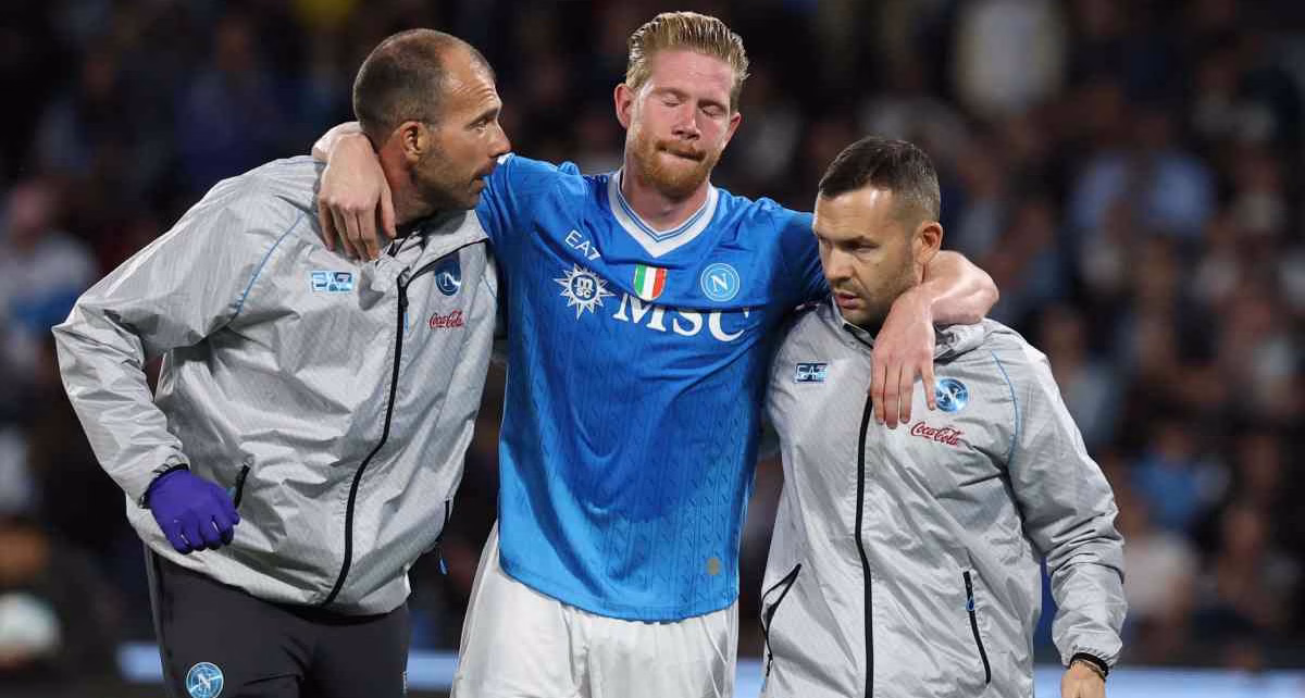 de bruyne infortunio