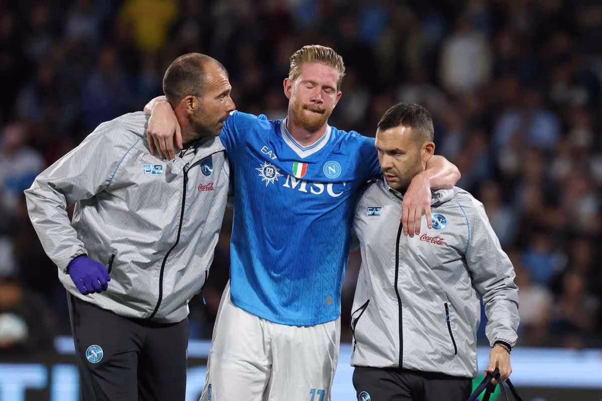 de bruyne infortunio