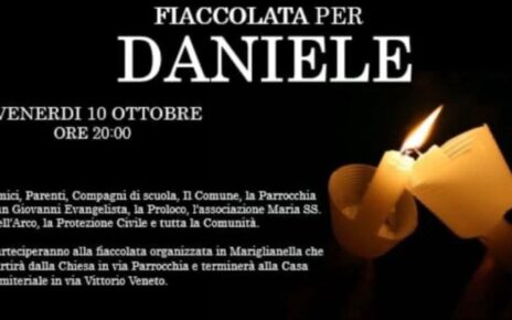 Mariglianella, Fiaccolata per Daniele: la comunità chiede verità e giustizia 5 fiaccolata per Daniele