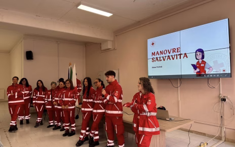 Marigliano, gli studenti del "Montalcini-Ferraris" a lezione di vita con la Croce Rossa 7 1 41