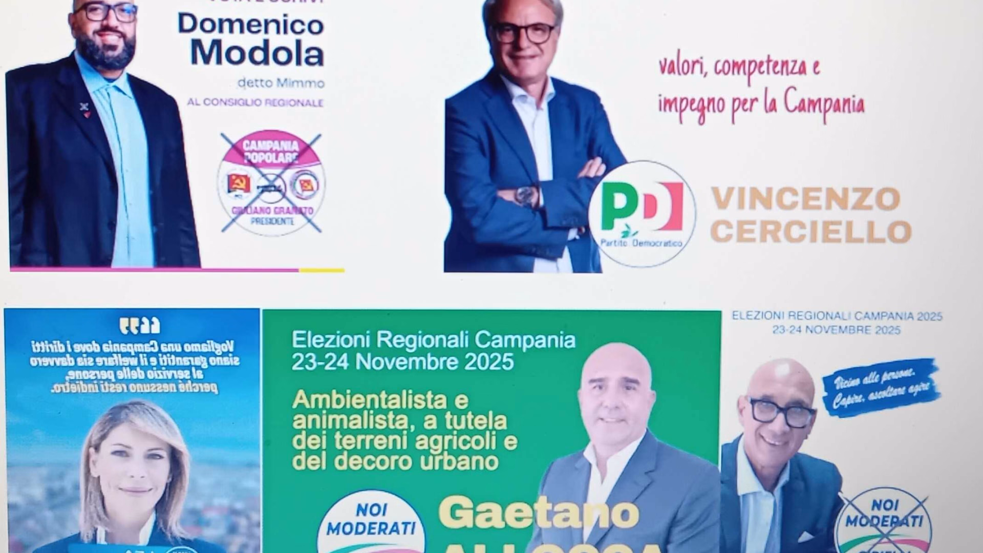 1 Cinque Bruscianesi Candidati al Consiglio Regionale Elezioni Campania 2025