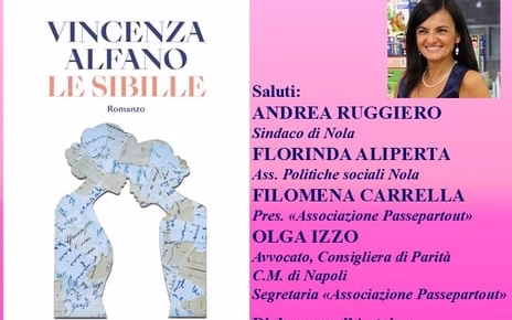 Nola, l’Associazione Culturale Passepartout in collaborazione con il comune di Nola incontrano l’autrice Vincenza Alfano per il suo ultimo romanzo ‘’Le Sibille’’ 5 3f35ec85 5713 4869 9889 8add7b442c69