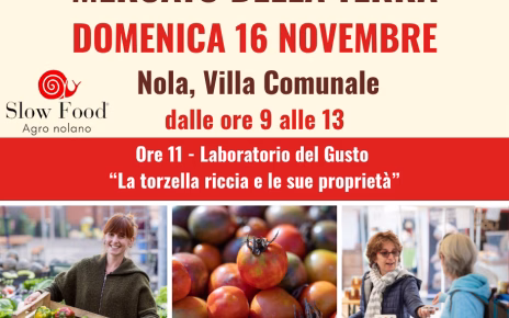 Nola, torna il Mercato della Terra alla (ri)scoperta della torzella 7 Locandina Mercato della Terra novembre2025