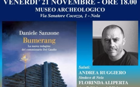 A Nola la nuova indagine del commissario Del Gaudio: Daniele Sanzone presenta Bumerang 6 boumerang