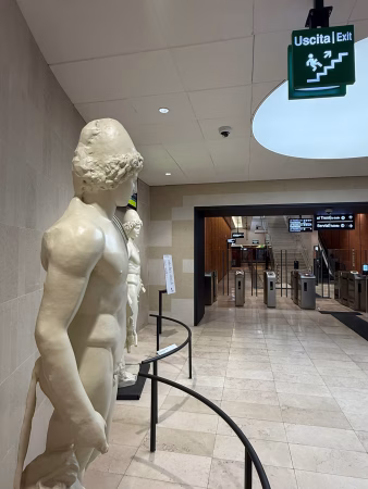 Campania, aperta al pubblico la stazione di Cuma della Cumana alla presenza del Presidente De Luca 4 nuova stazione EAV Baia 5