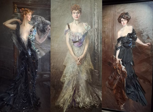 Lucca, Giovanni Boldini: la vertigine della bellezza moderna 2 Giovanni Boldini La contessa Speranza 1899 La principessa Eulalia di Spagna 1899 Mademoiselle De Nemidoff 1908