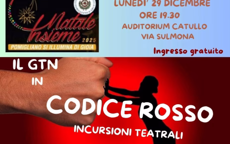 Pomigliano d’Arco, in scena “CODICE ROSSO – Incursioni teatrali”: prosa, danza e musica contro la violenza sulle donne 9 codicerosso