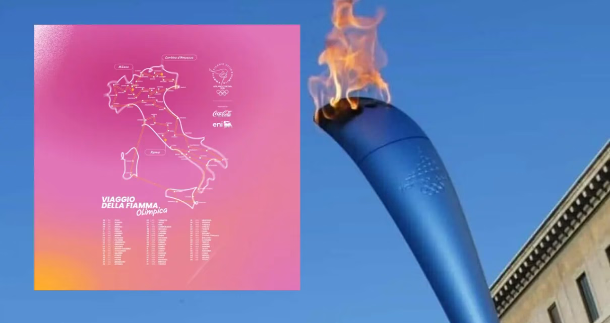 fiaccola olimpica milano cortina 1