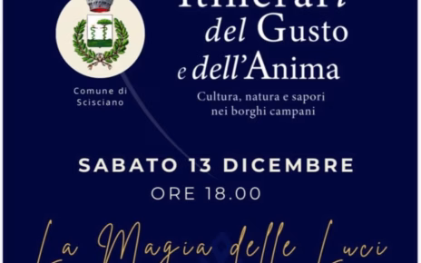 “Itinerari del Gusto e dell’Anima”, a Scisciano l’evento “La Magia delle Luci” 5 luminarieaccenzione